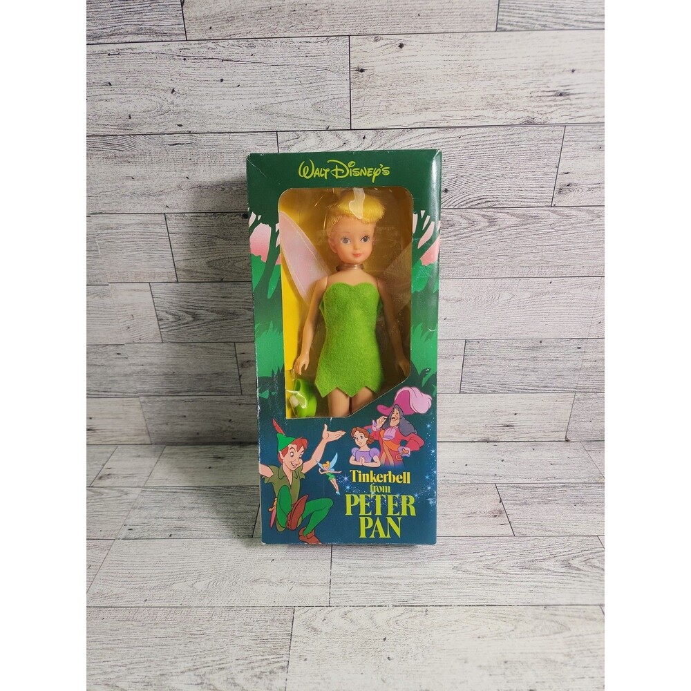 Vintage 1976 Walt Disney Tinkerbell Doll Peter Pan Sold at Sears Roebuck 9"